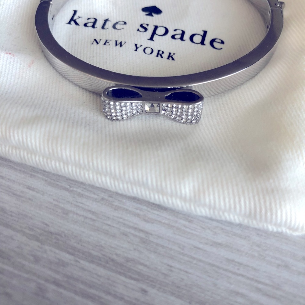 Kate Spade Ready Set Bow Pave Bangle Bracelet